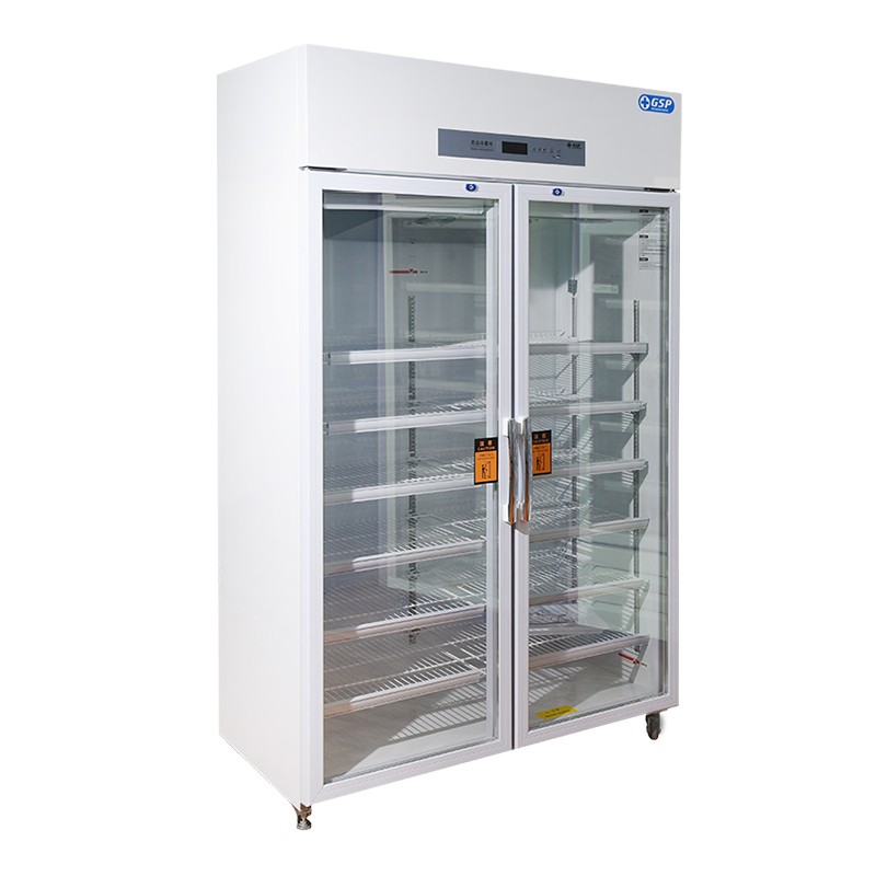 歐萊博YLG-600H/800H藥品陰涼柜雙開(kāi)門(mén)藥品冷藏箱